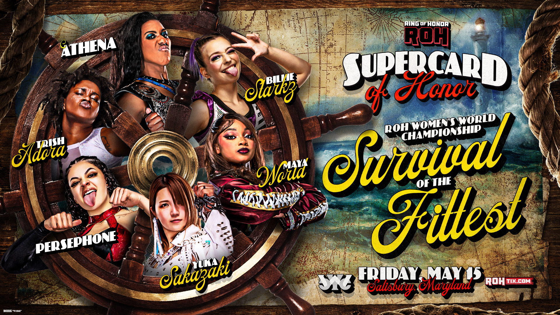 Women’s Survival of the Fittest competitors finalized for ROH Supercard of Honor