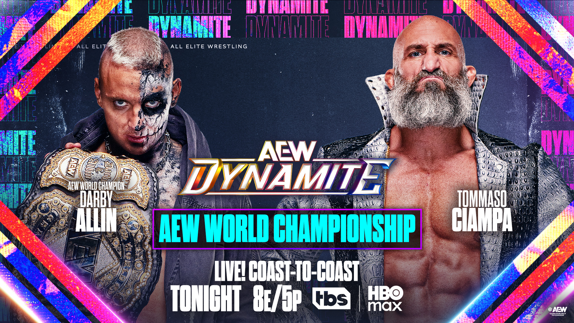 AEW Dynamite live results: Darby Allin vs. Tommaso Ciampa