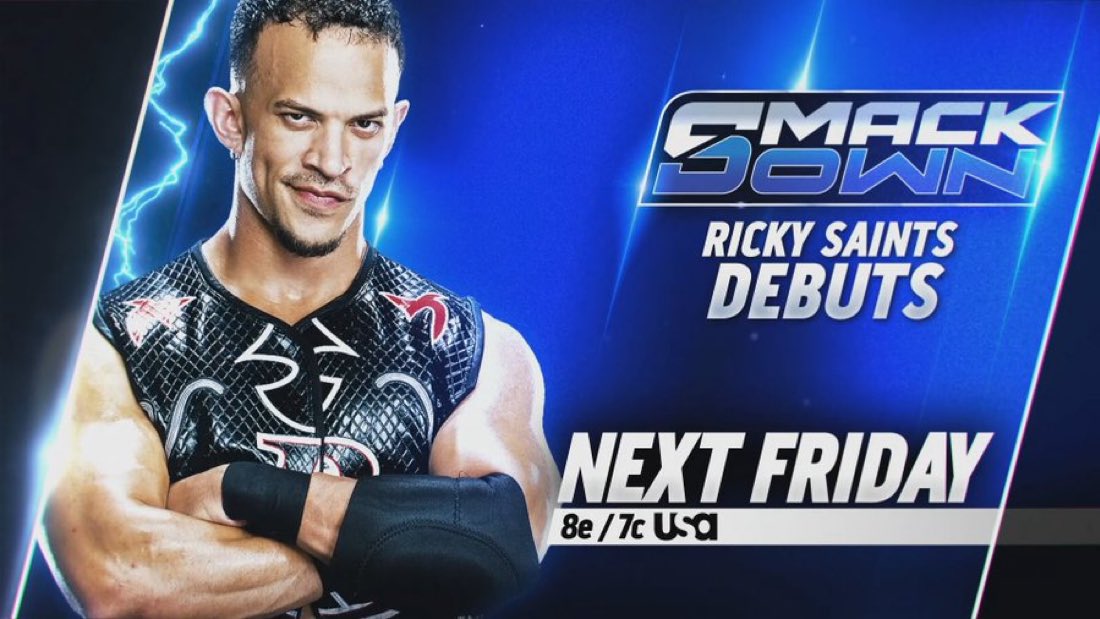 Ricky Saints makes SmackDown debut next week