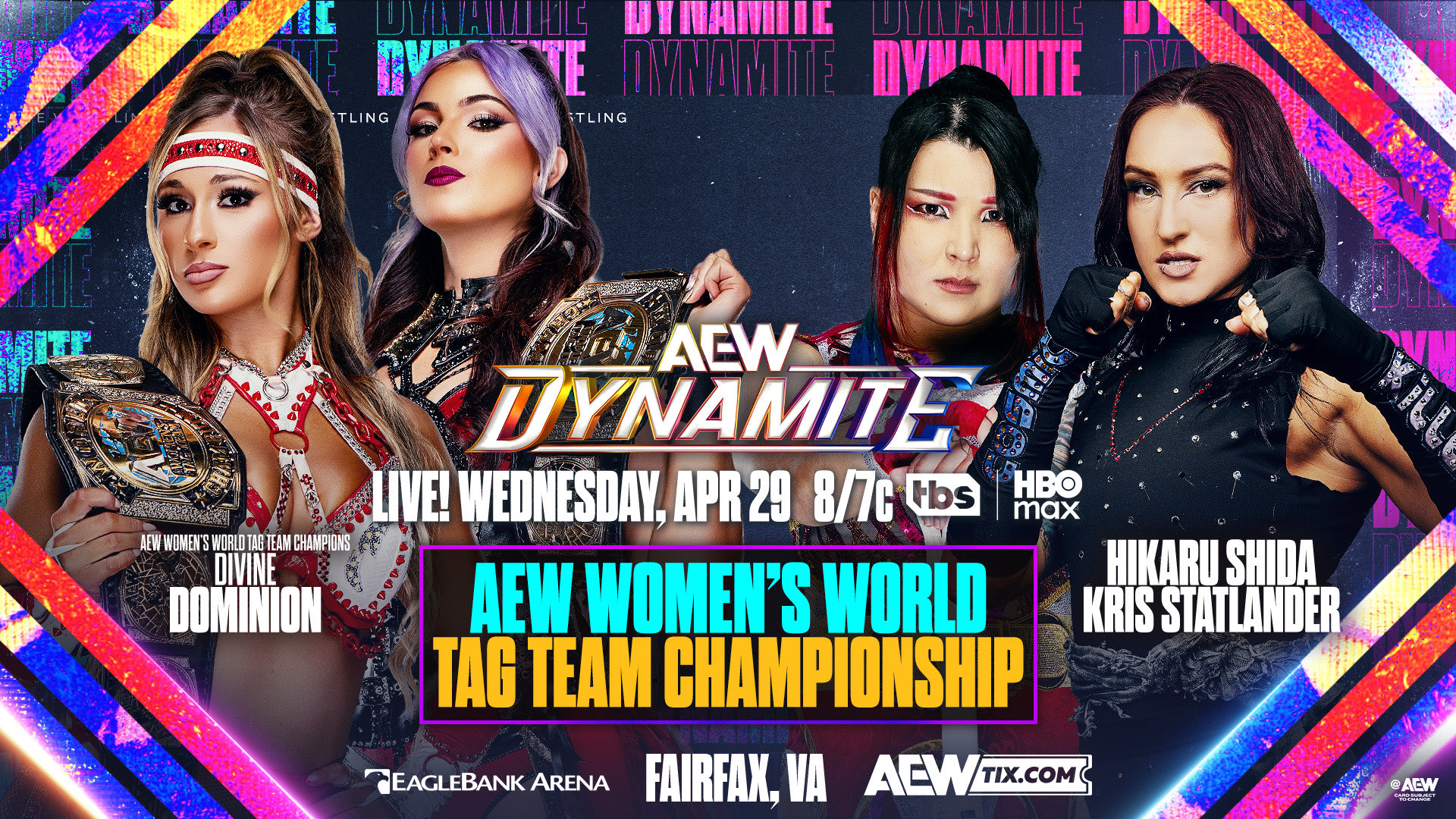 Women’s Tag Team title match added to next AEW Dynamite