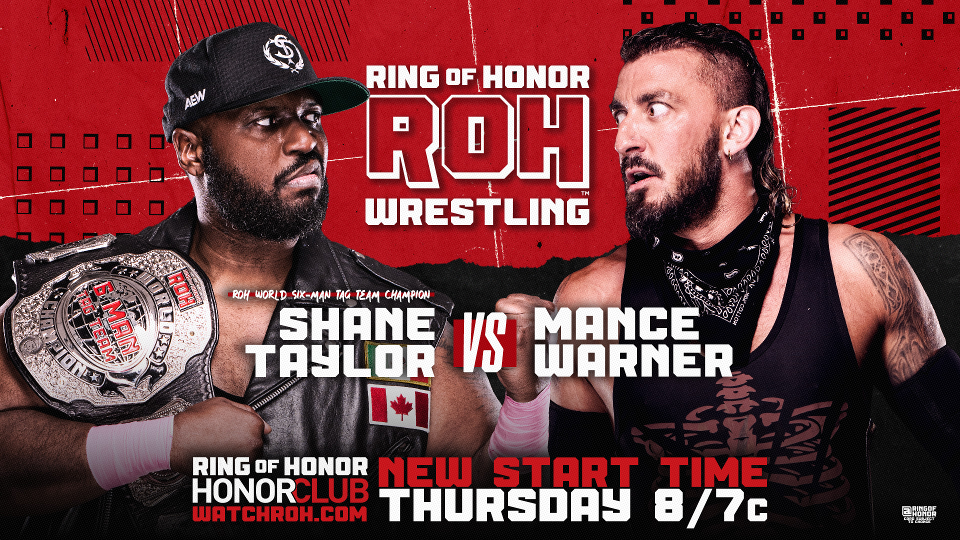 ROH TV live results: Shane Taylor vs. Mance Warner, Don Callis Family vs. TMDK