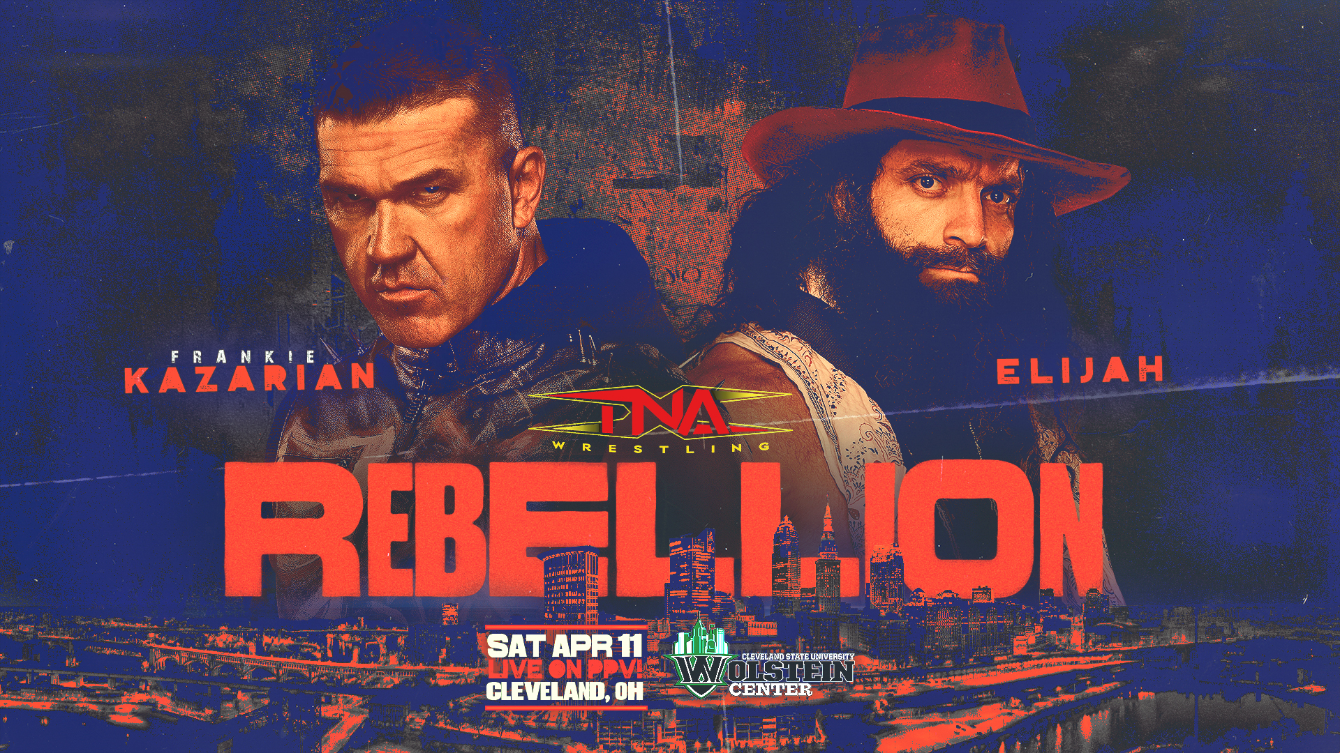 TNA Rebellion 2026 Kazarian vs ELIJAH