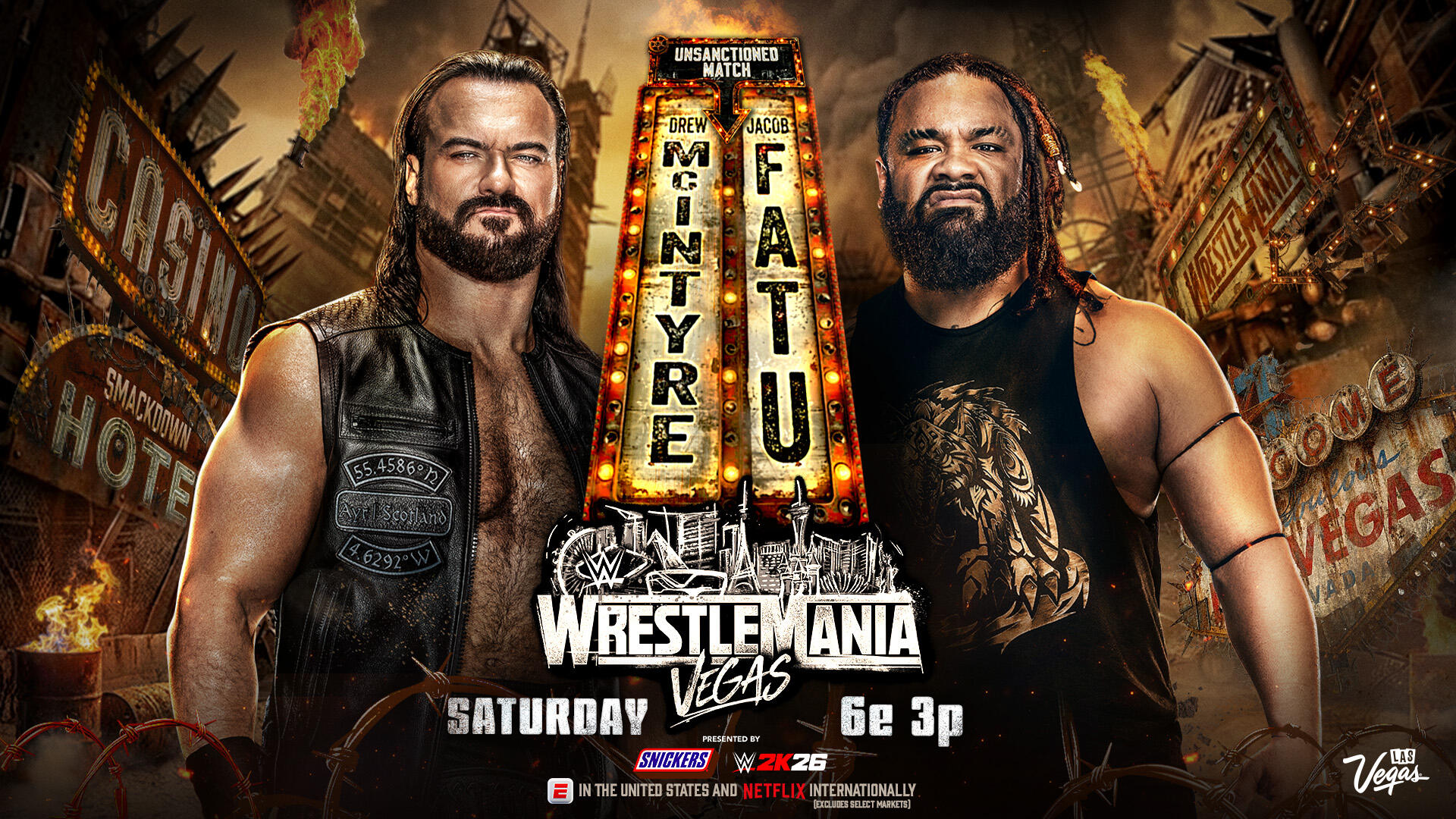 WWE WrestleMania 42 Night 1 Card