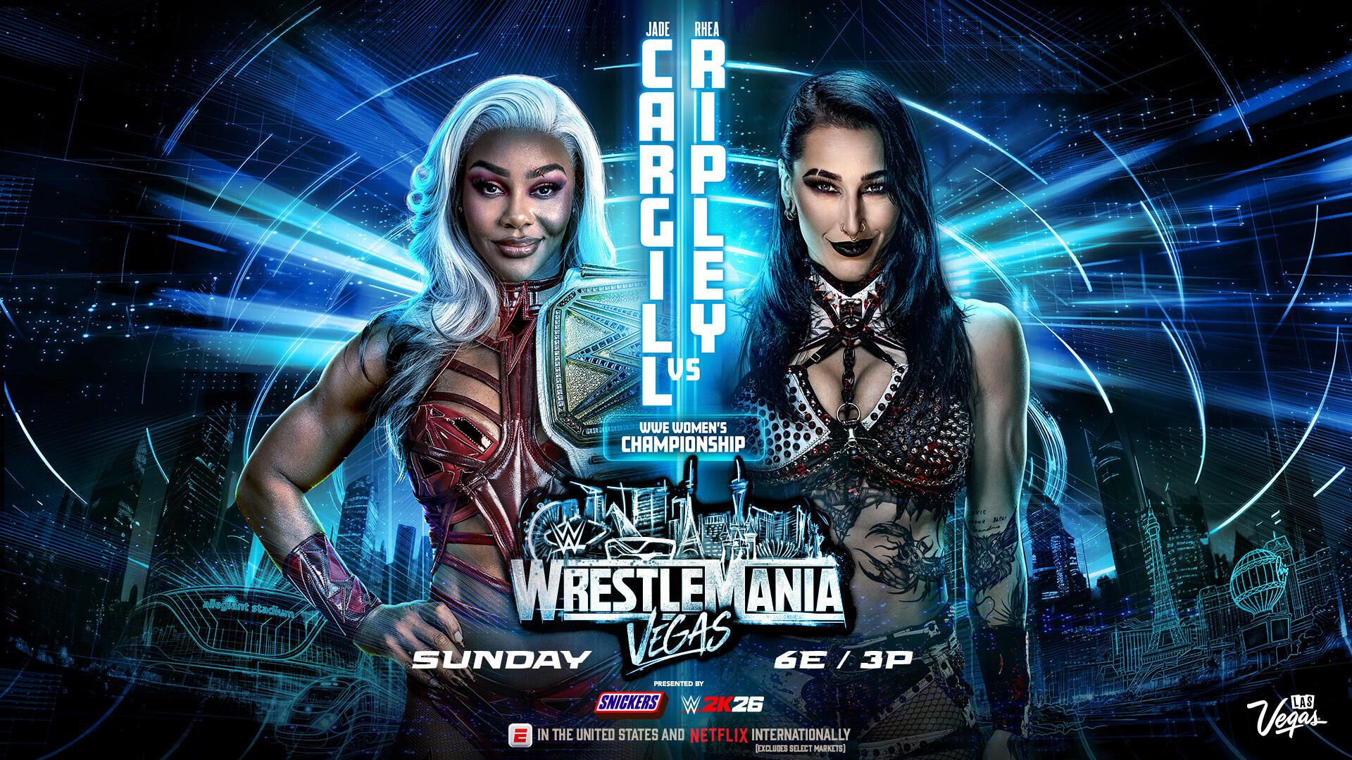 WWE WrestleMania 42 Jade Cargill vs Rhea Ripley