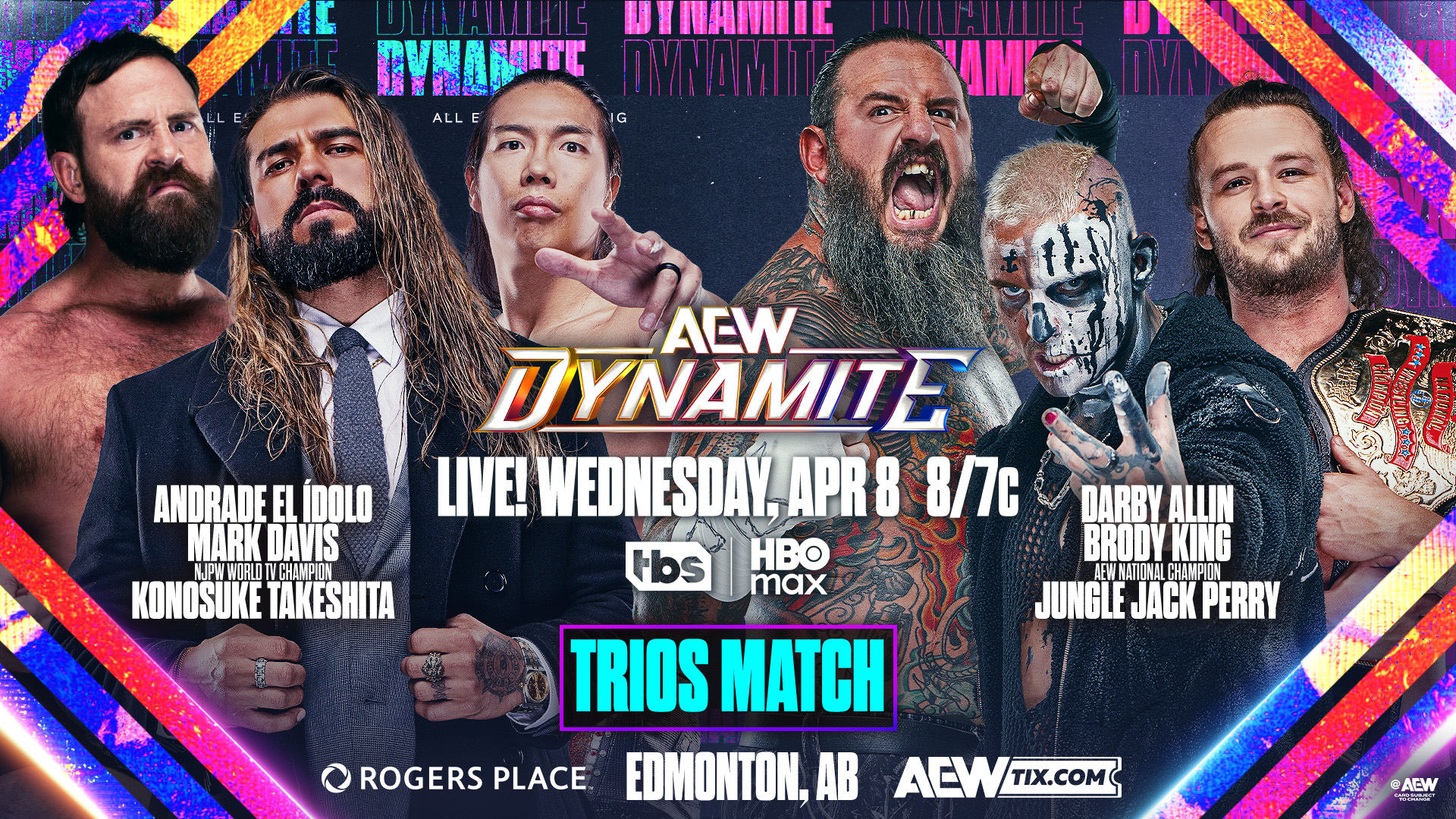 Brody King AEW trios match