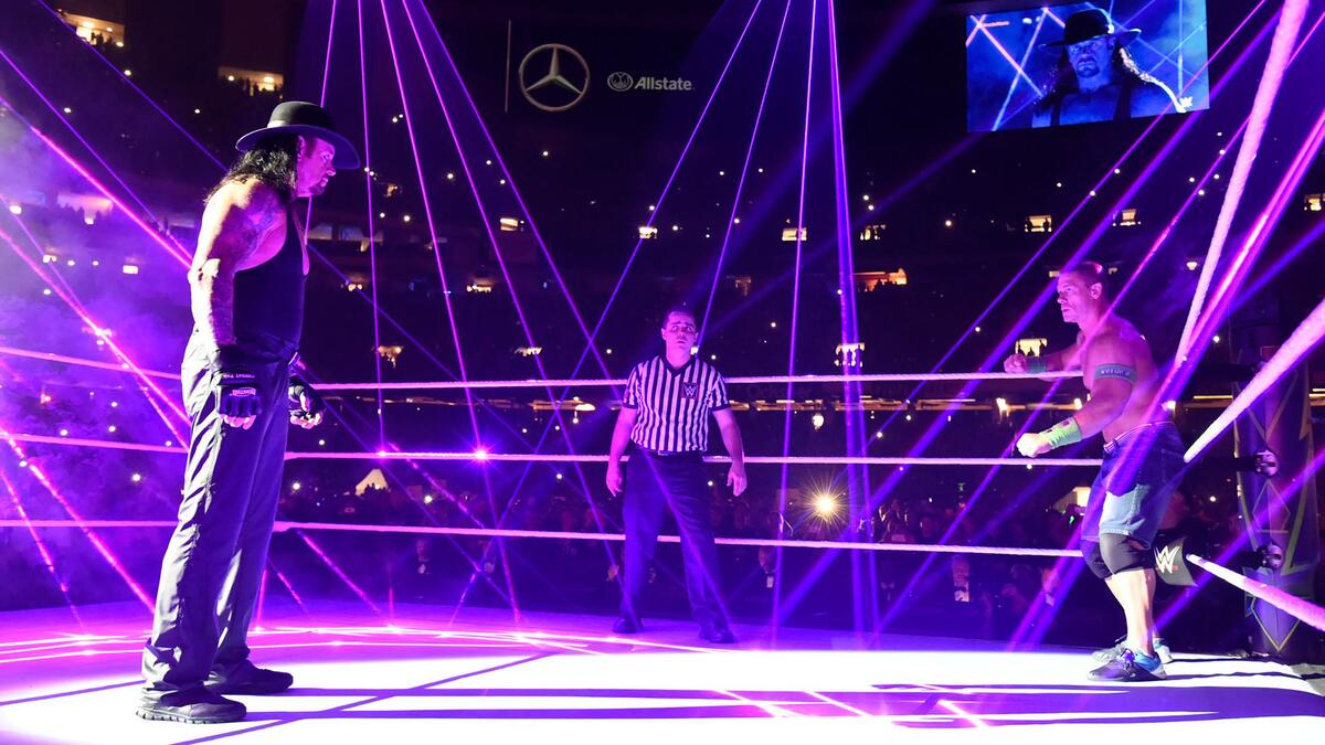 John Cena Undertaker WWE WrestleMania