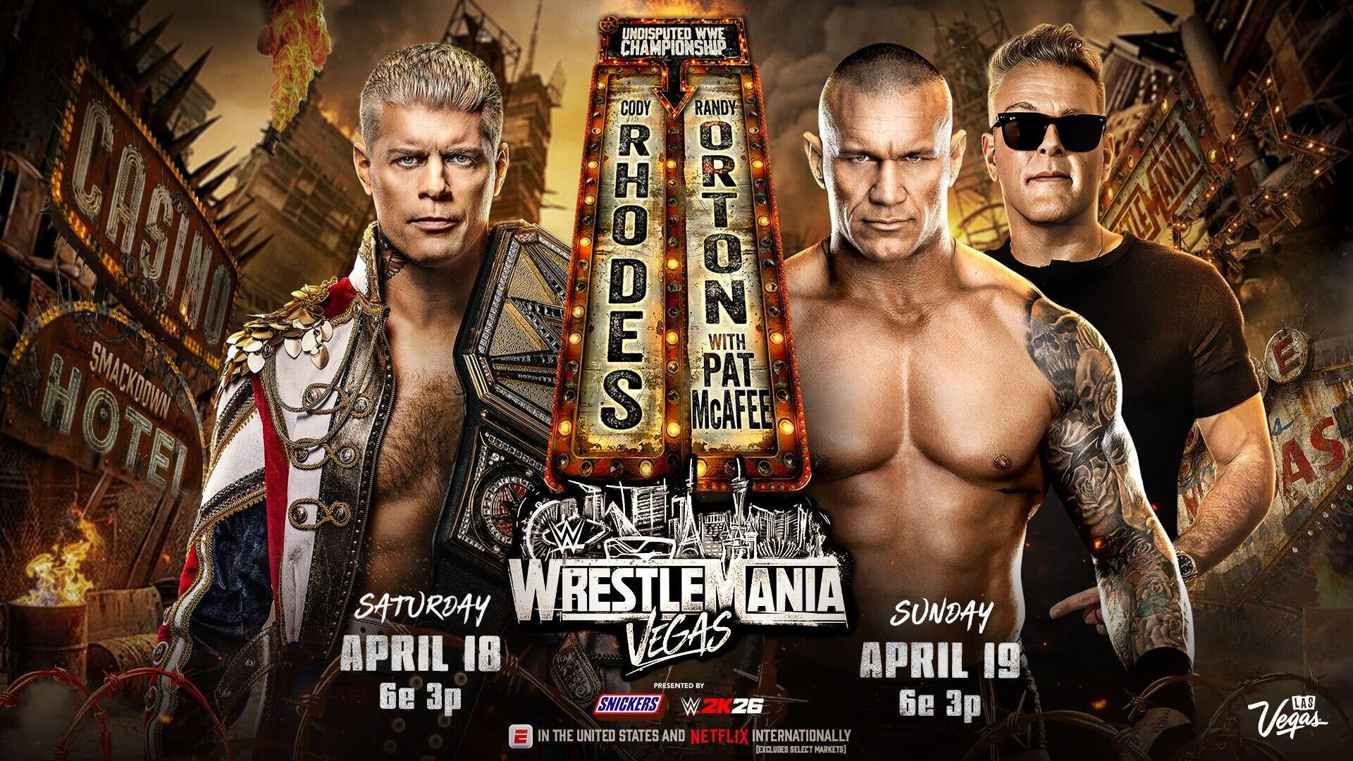 Cody Orton WWE WrestleMania 42