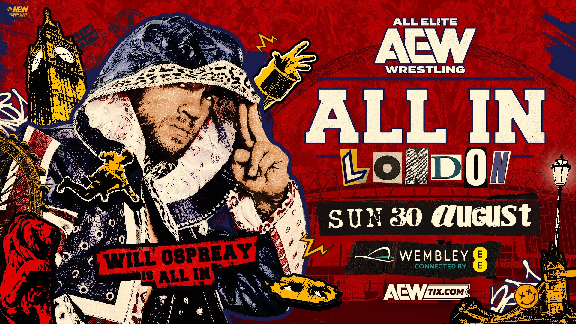 AEW All In 2026 ticket sales struggling compared to 2024 Wembley number