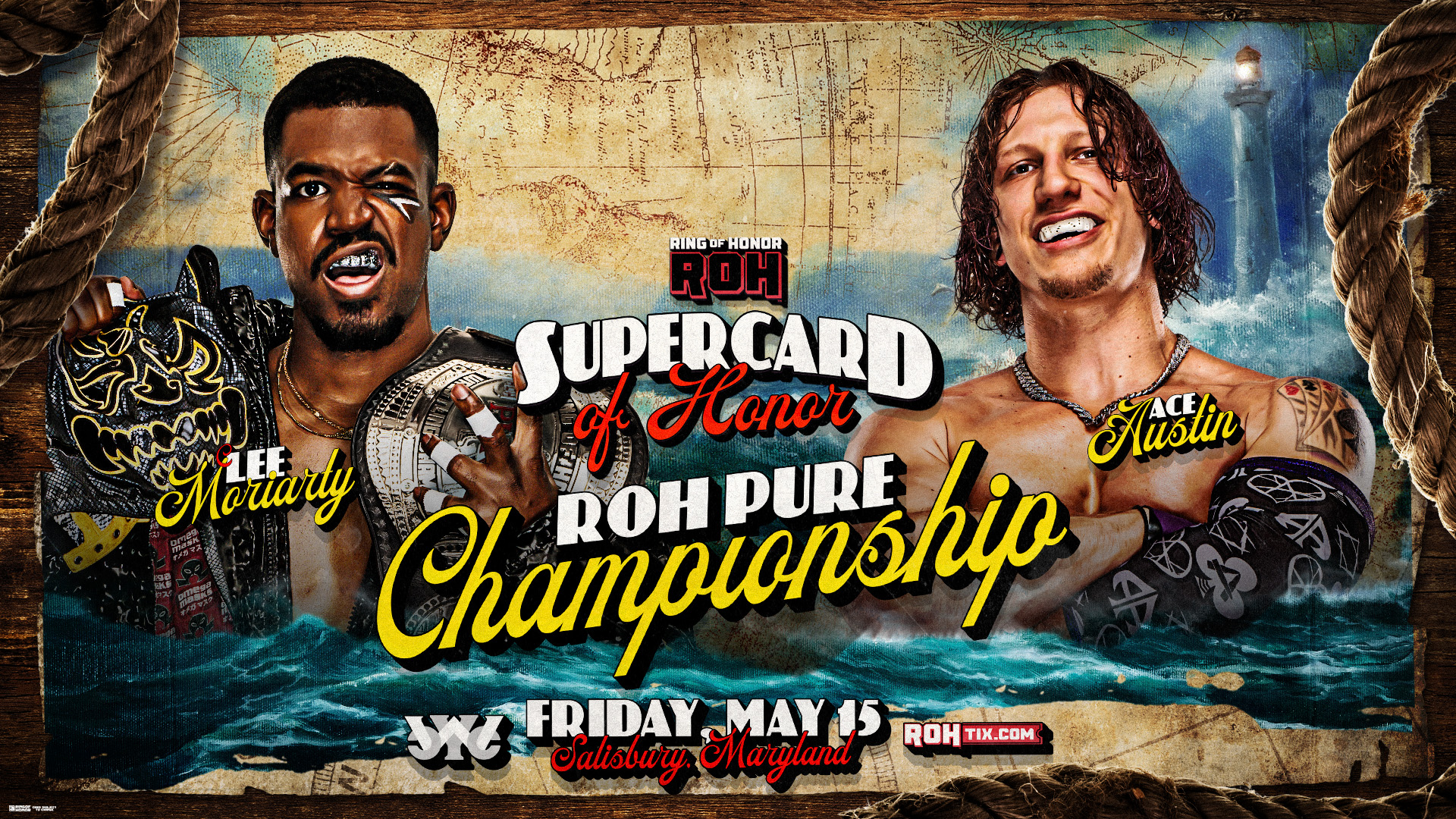 Three title matches part of ROH Supercard of Honor additions