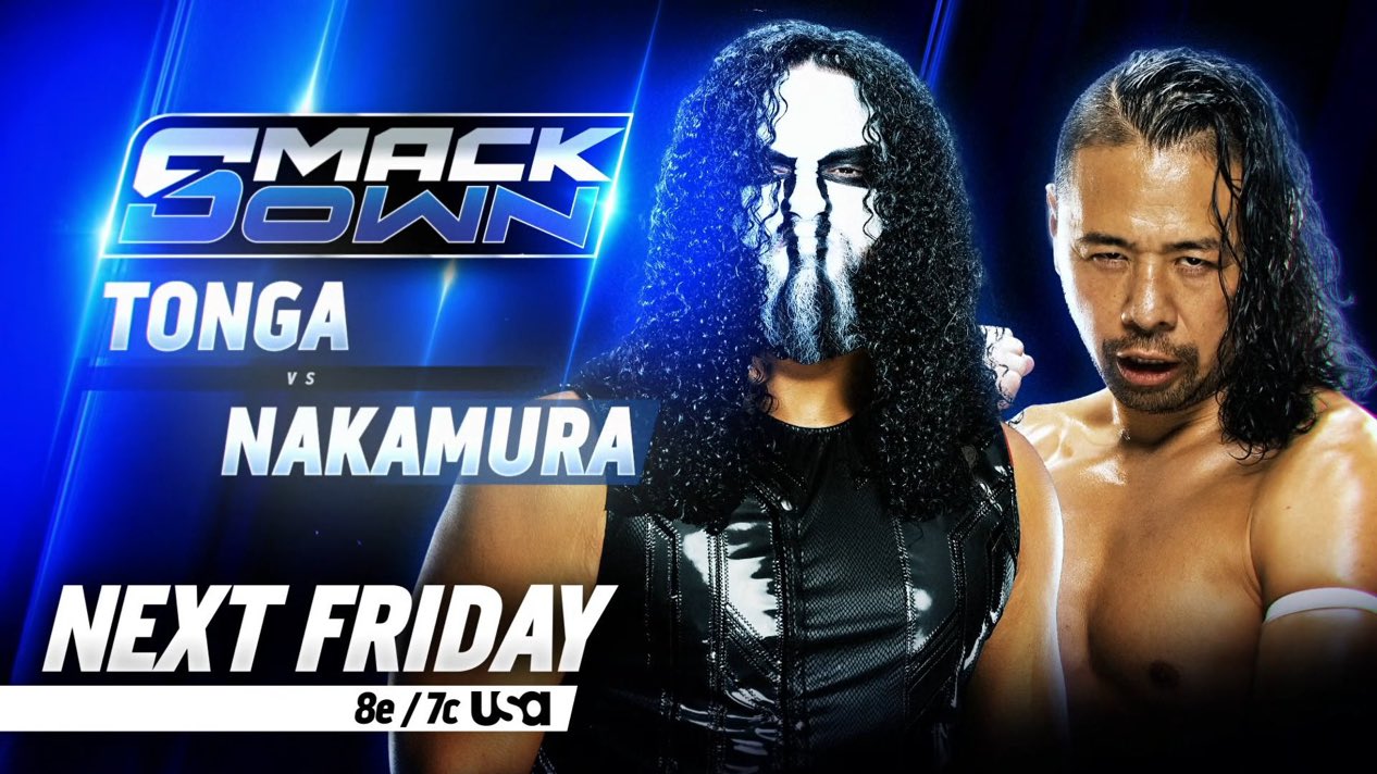 Shinsuke Nakamura vs. Talla Tonga set for next week