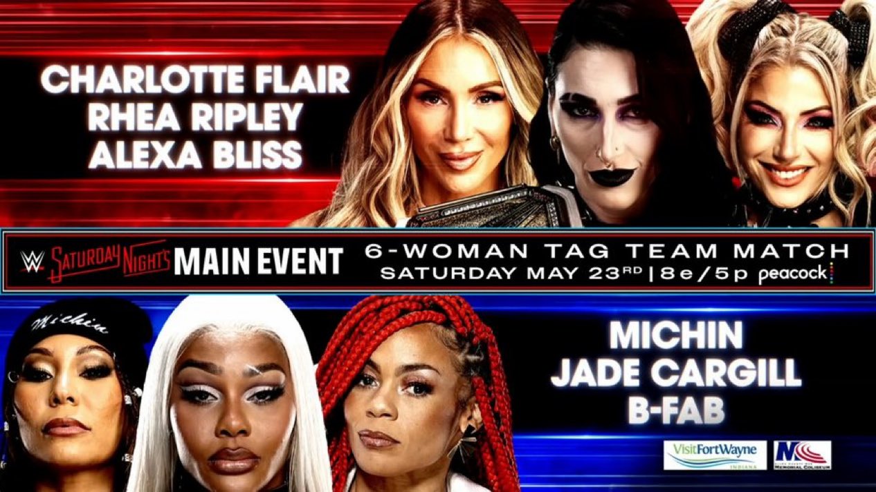 Six-woman tag team match added to WWE Saturday Night’s Main Event