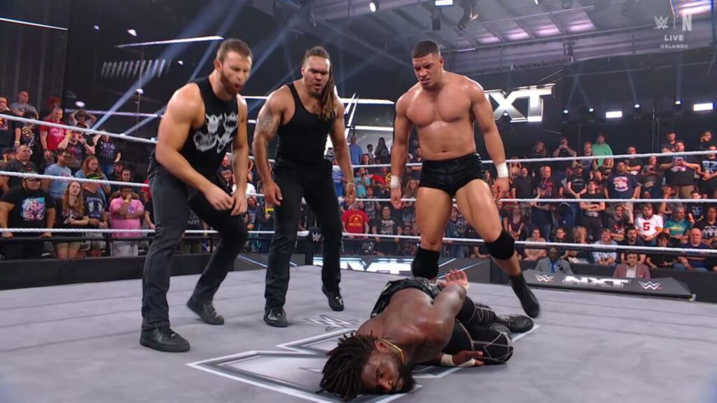 DarkState kick out Saquon Shugars on WWE NXT