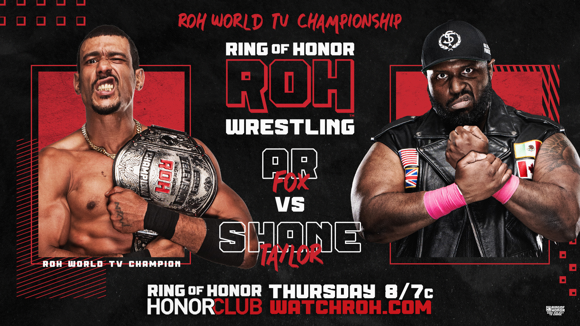 ROH on HonorClub live results: AR Fox defends TV title against Shane Taylor