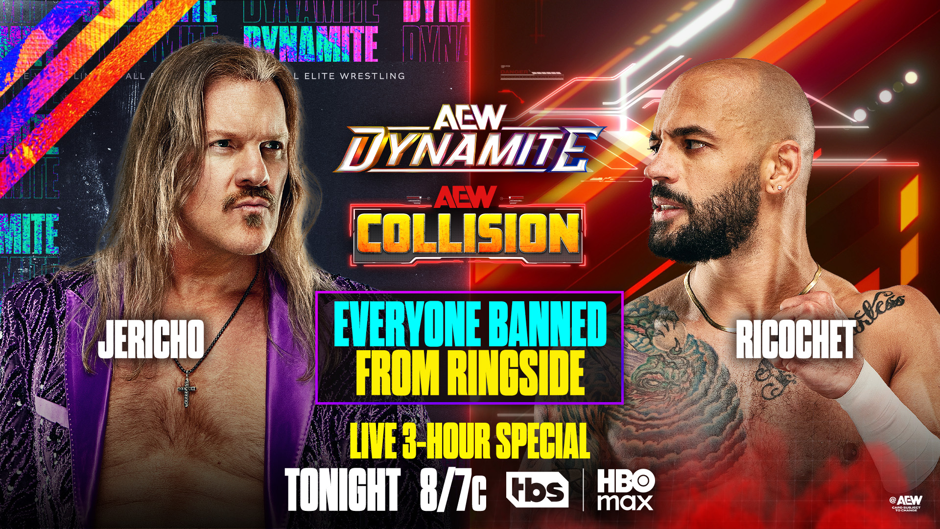 AEW Dynamite & Collision live results: Chris Jericho vs. Ricochet, MJF title celebration