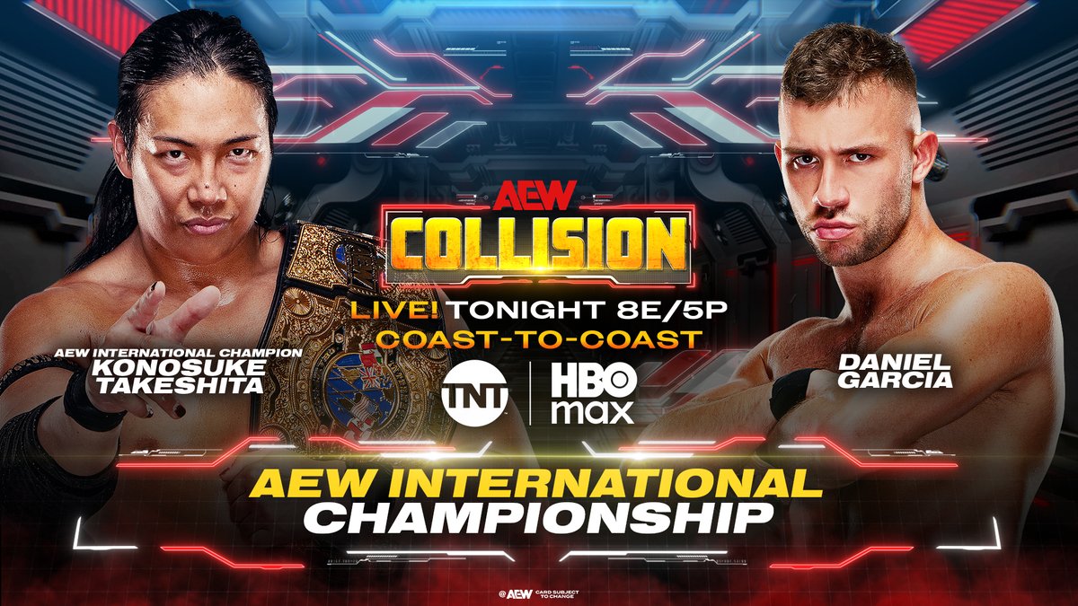 AEW Collision live results: Konosuke Takeshita vs. Daniel Garcia