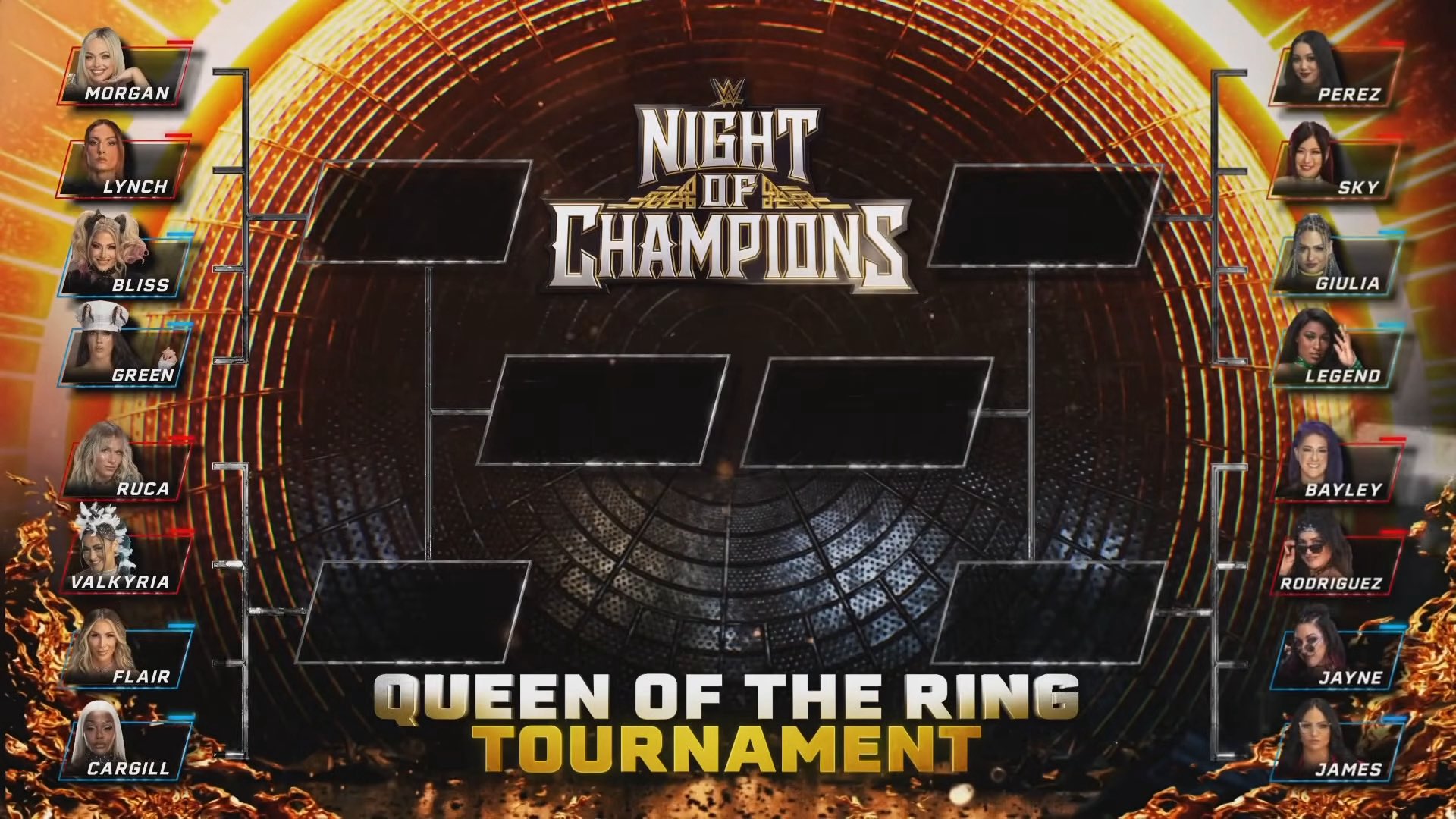 WWE reveals brackets for King & Queen of the Ring, four-way set for Raw