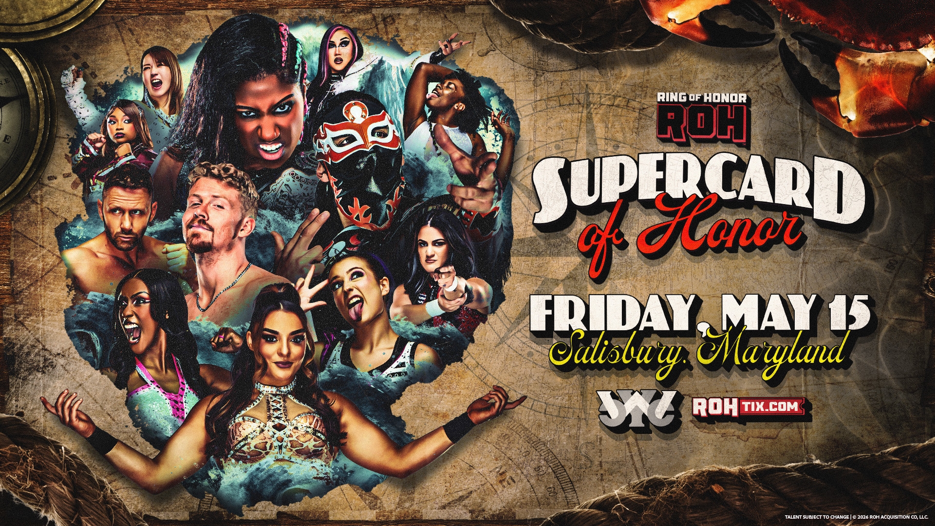 ROH Supercard of Honor 2026 Global Start Times: US, UK, Australia and more