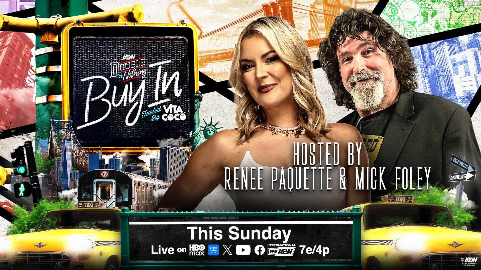 Mick Foley’s AEW debut announced for Double or Nothing
