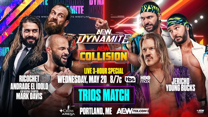 Chris Jericho teaming with Young Bucks on AEW Dynamite/Collision