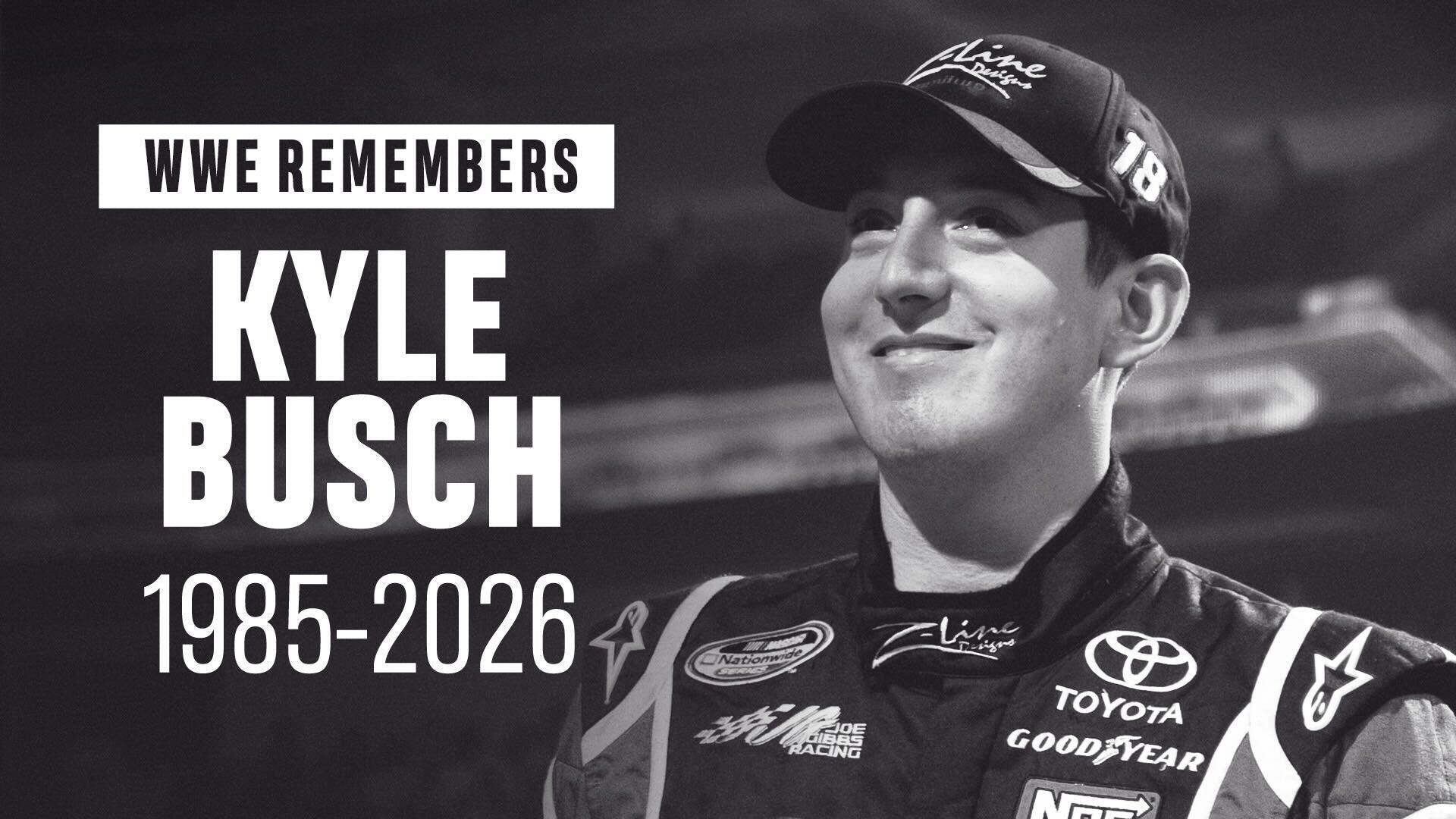 WWE pays tribute to ‘avid fan’ Kyle Busch after NASCAR driver’s death
