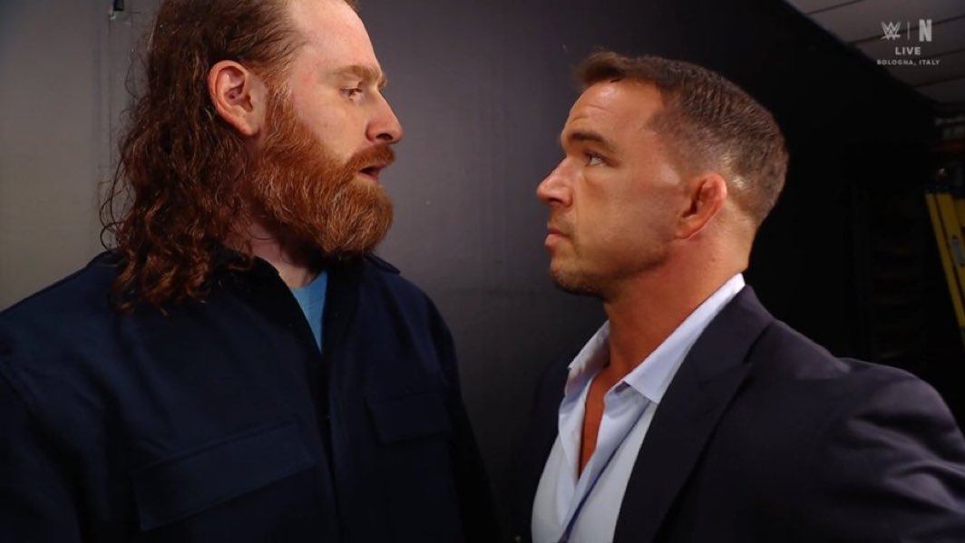 Chad Gable confronts Sami Zayn on WWE SmackDown.