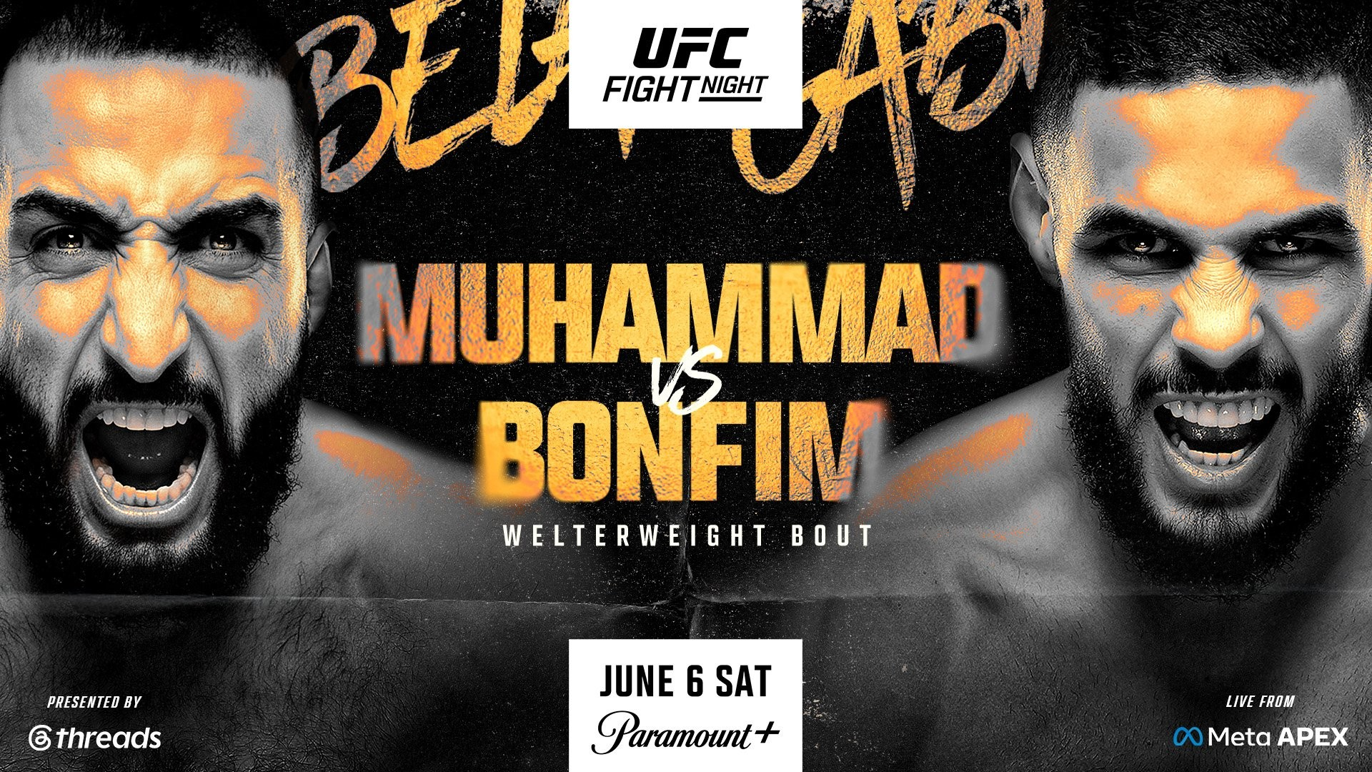 UFC Fight Night 278 live results: Belal Muhammad vs. Gabriel Bonfim